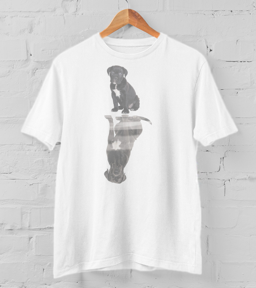 Cane Corso Reflection In Water T-Shirt