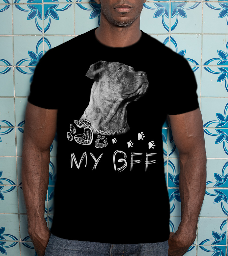 Cane Corso My BFF Paw Prints T-Shirt
