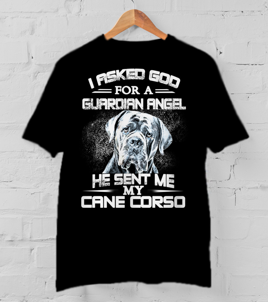 I Asked God For A Guardian Angel He Sent Me My Cane Corso T-Shirt
