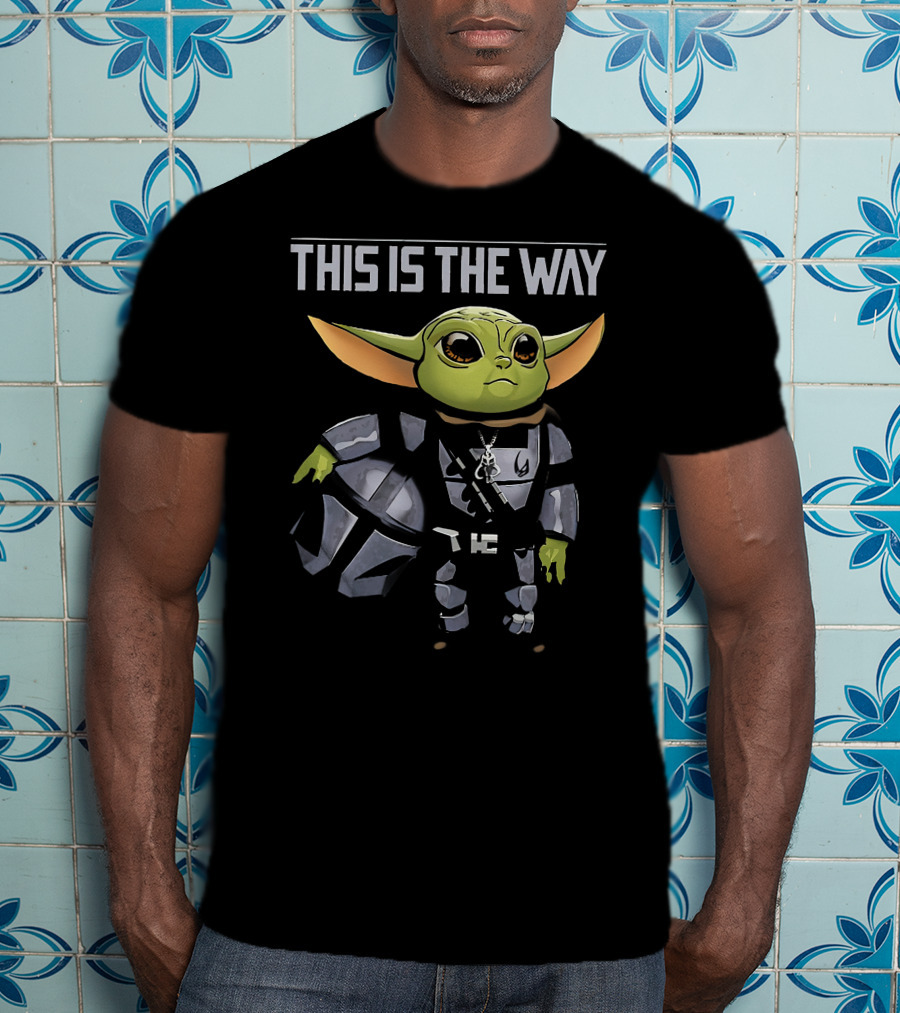 Baby Yoda Mandalorian Armor This Is The Way T-Shirt