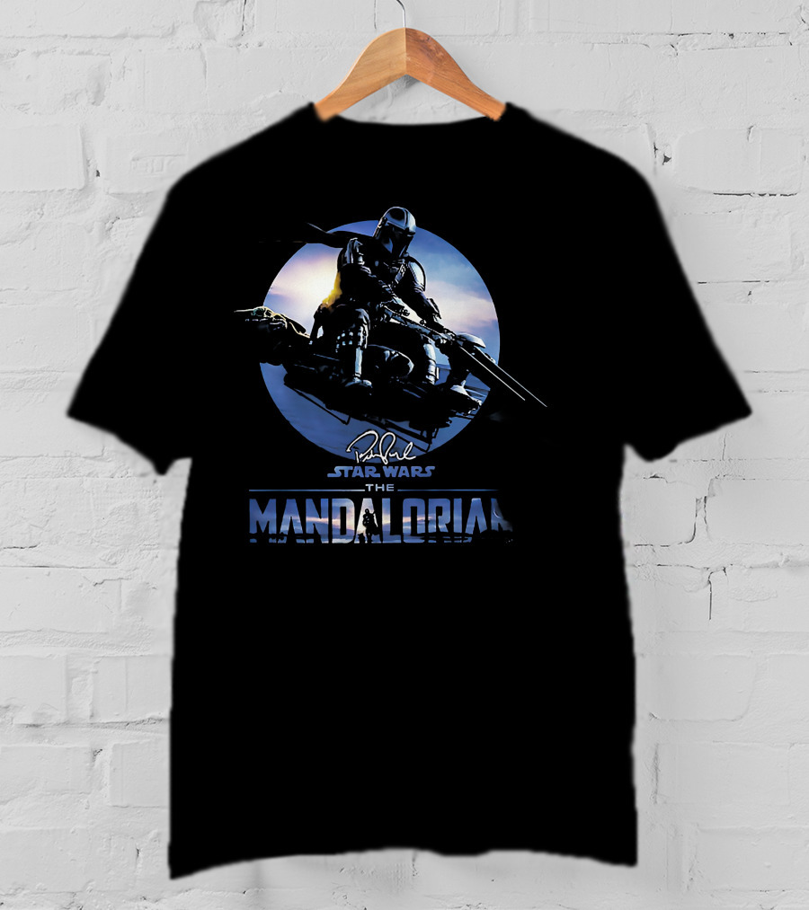 Star Wars The Mandalorian Mando Wild Ride Signature T-Shirt