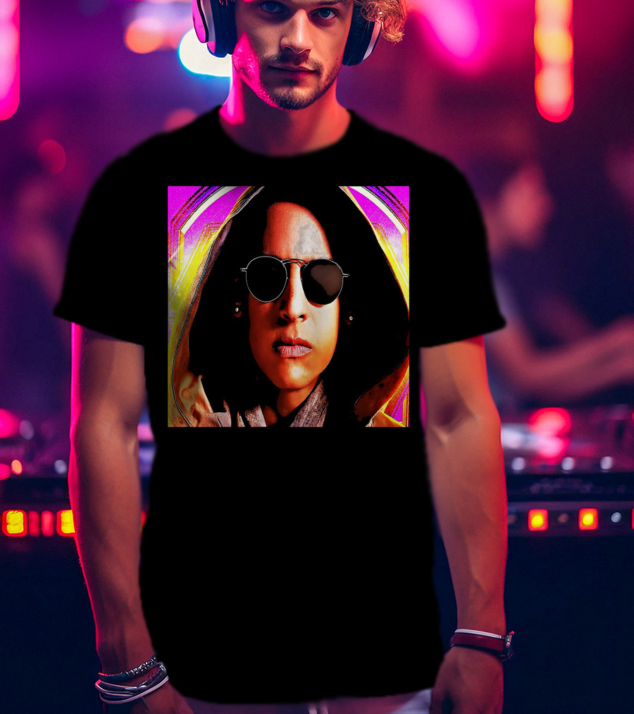 Papa Yankee Retro Neon Sunglasses T-Shirt