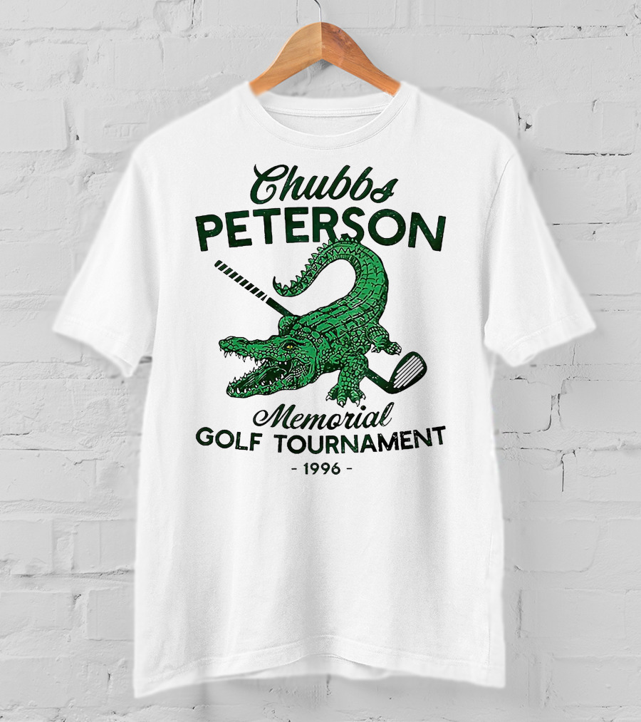 Chubbs Peterson Memorial Golf Tournament 1996 Crocodile With Golf Club T-Shirt
