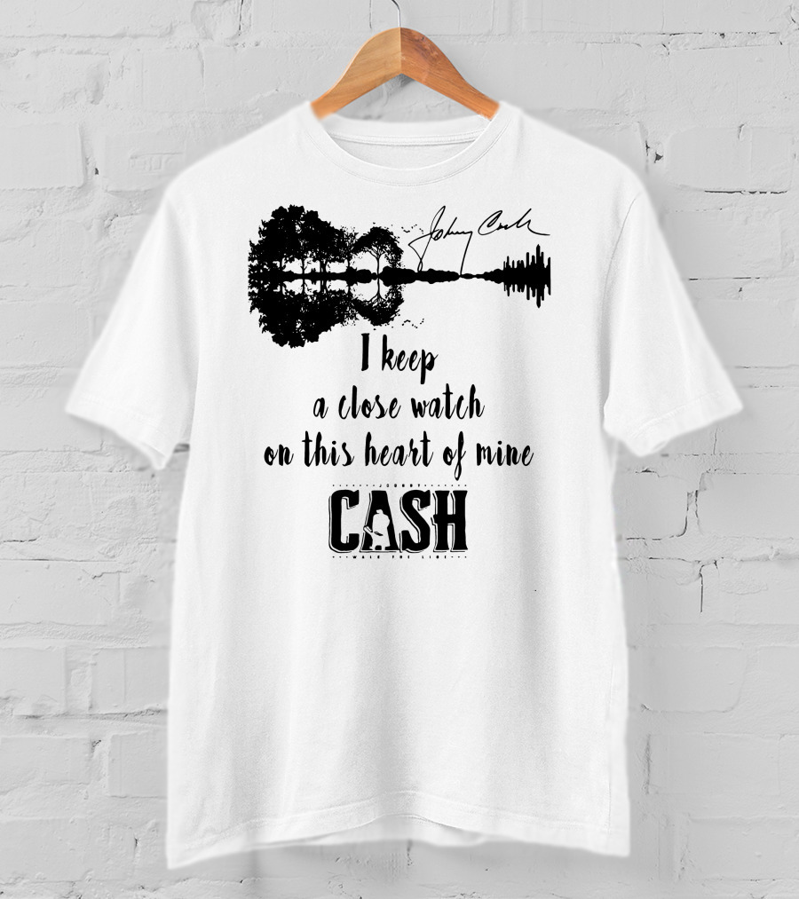 Johnny Cash I Keep A Close Watch On This Heart Of Mine T-Shirt