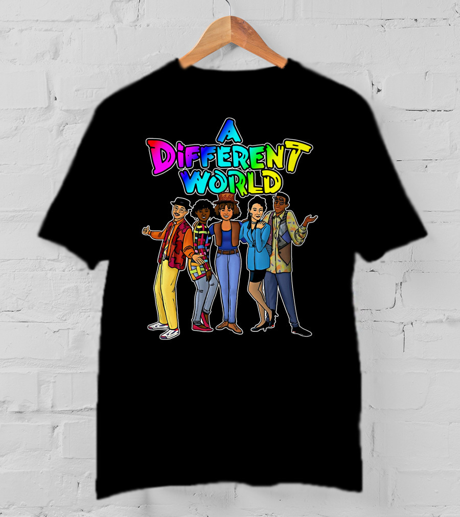 A Different World Colorful Retro Cast T-Shirt