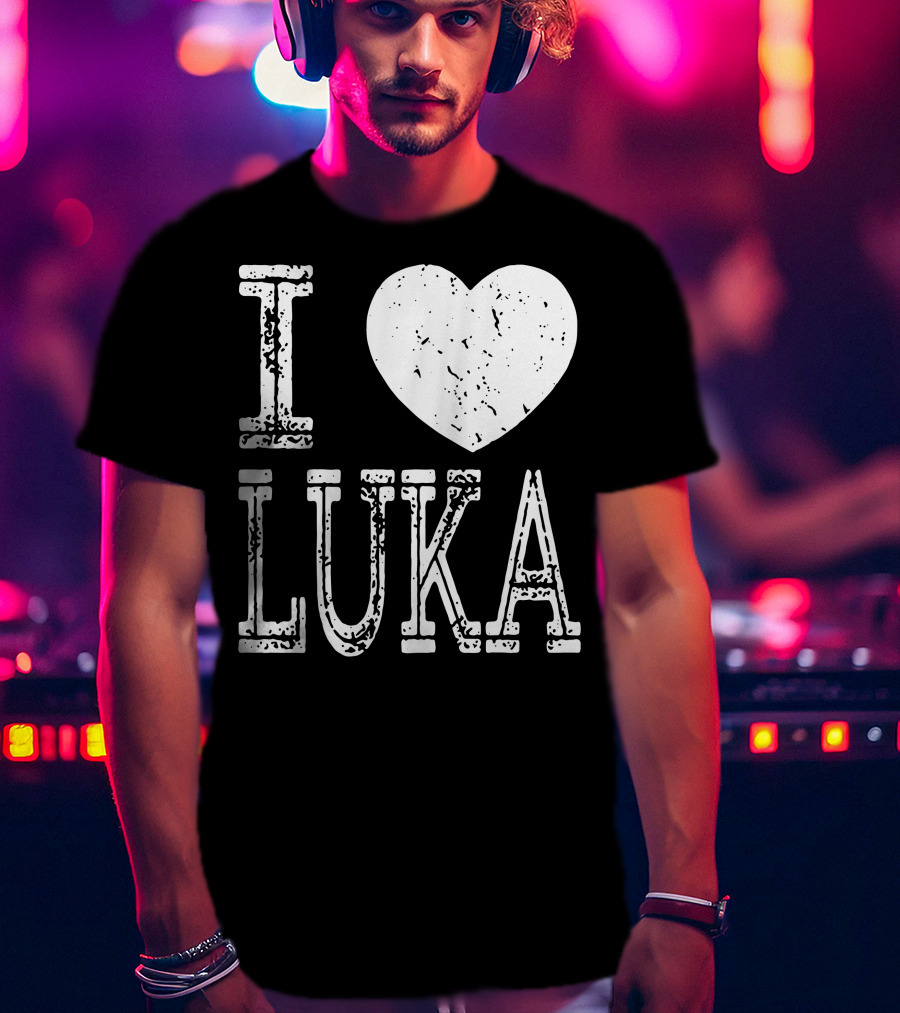 I Love Luka Basketball NFL T-Shirt