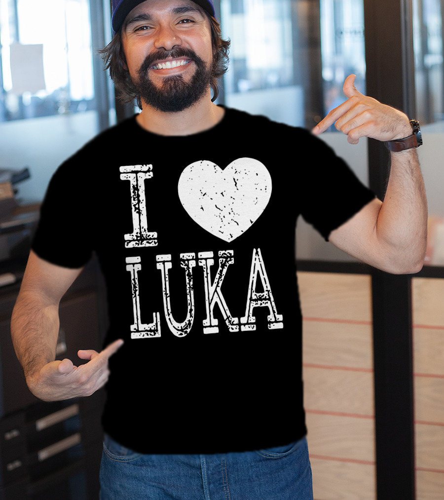 I Love Luka Basketball NFL T-Shirt