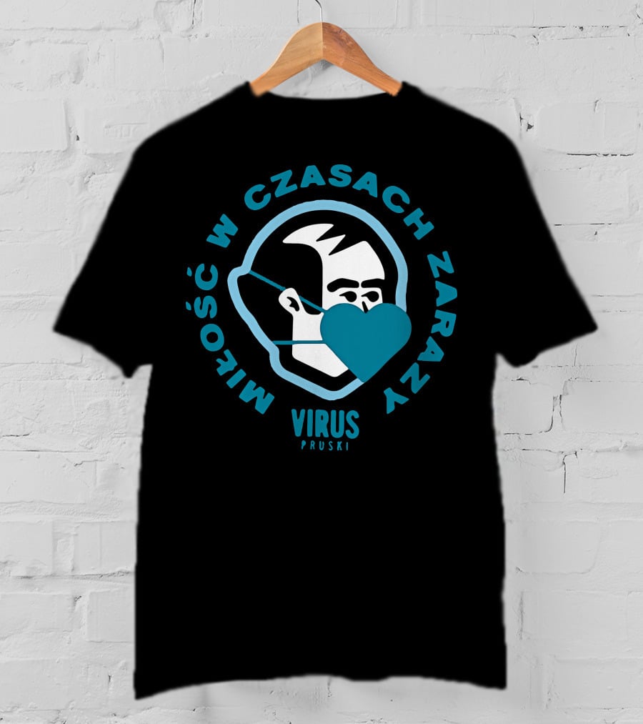 Miłość W Czasach Zarazy Virus Pruski Koszulka Męska T-Shirt