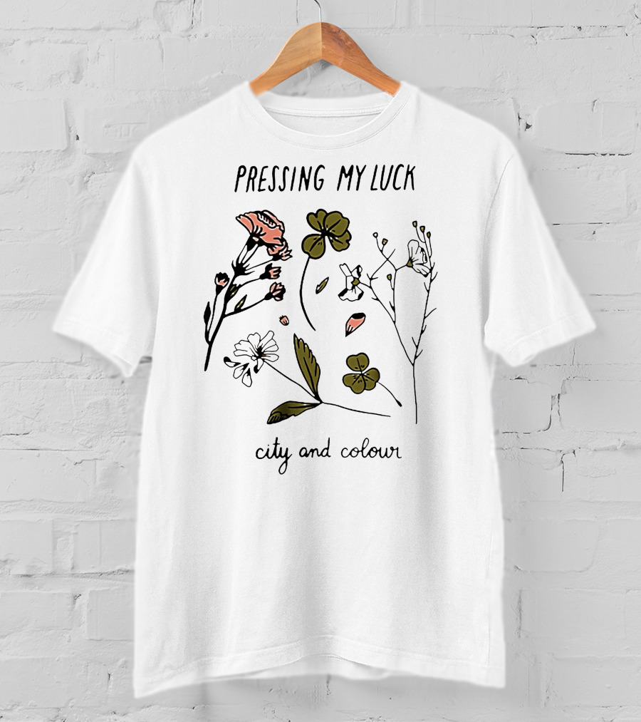 Pressing My Luck City And Colour Floral T-Shirt