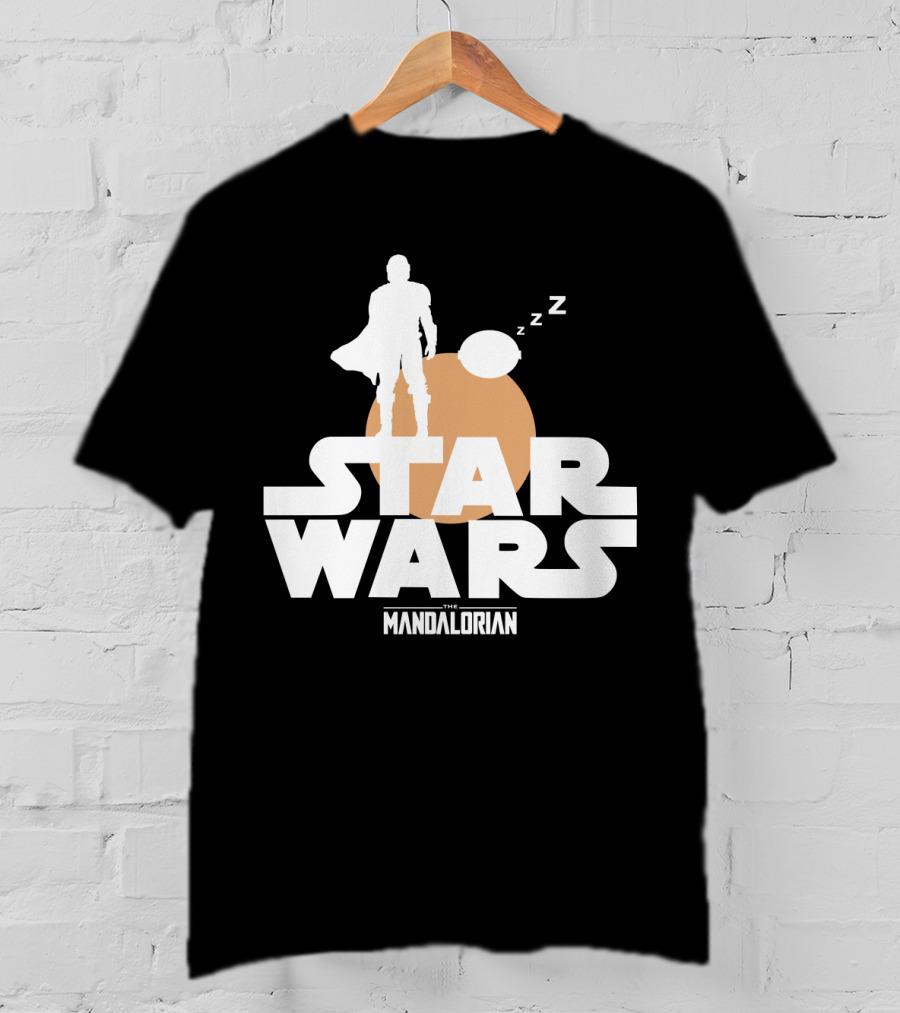 Star Wars The Mandalorian Sleeping Duo T-Shirt