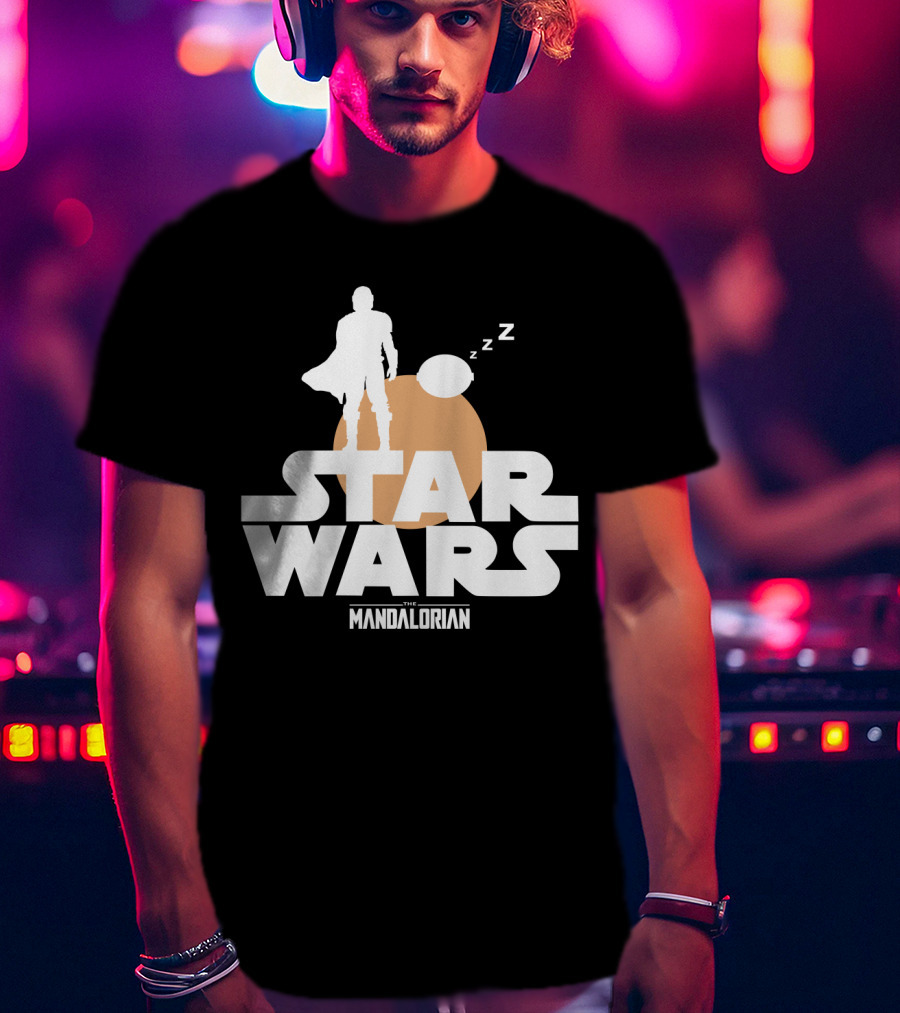 Star Wars The Mandalorian Sleeping Duo T-Shirt