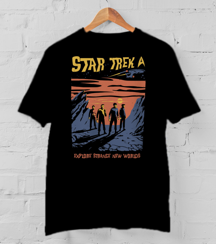 Star Trek Explore Strange New Worlds Starship Crew Adventure T-Shirt