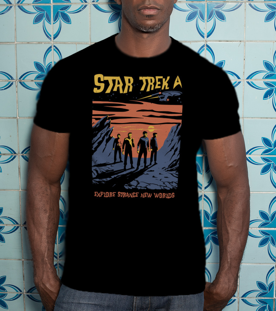 Star Trek Explore Strange New Worlds Starship Crew Adventure T-Shirt