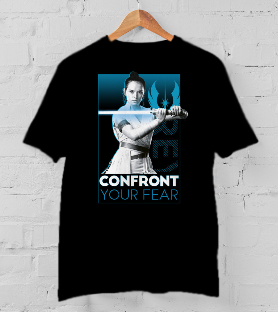 Star Wars Rey Confront Your Fear T-Shirt