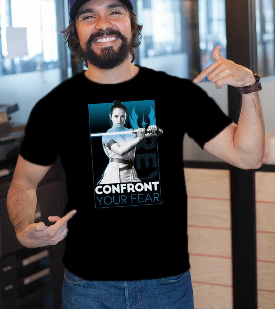 Star Wars Rey Confront Your Fear T-Shirt