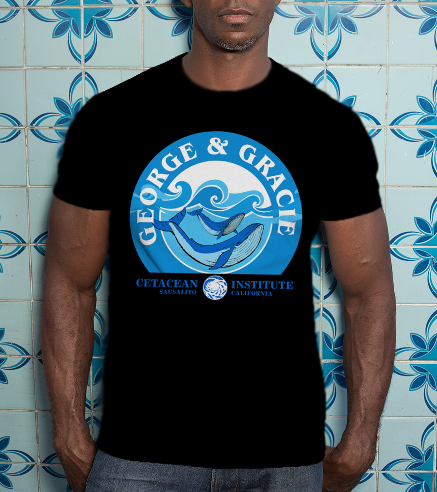 Star Trek George And Gracie Cetacean Institute Sausalito California T-Shirt