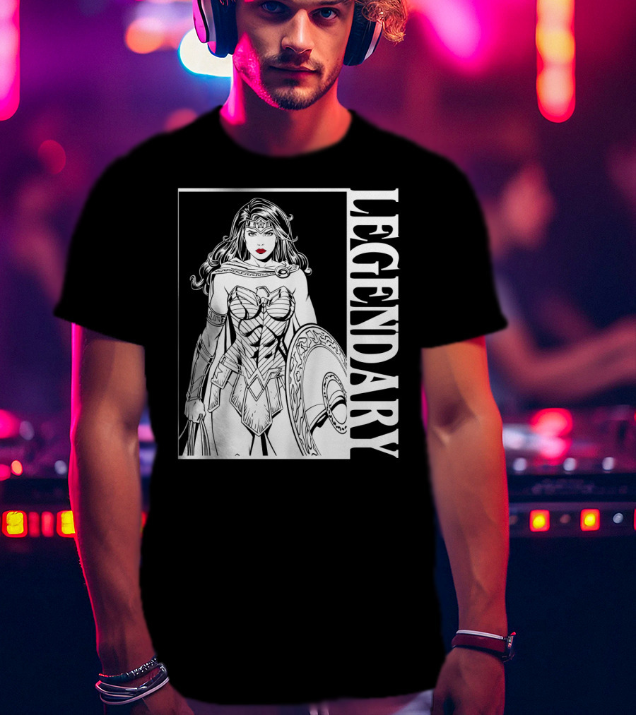 Wonder Woman Legendary Heroic Warrior T-Shirt
