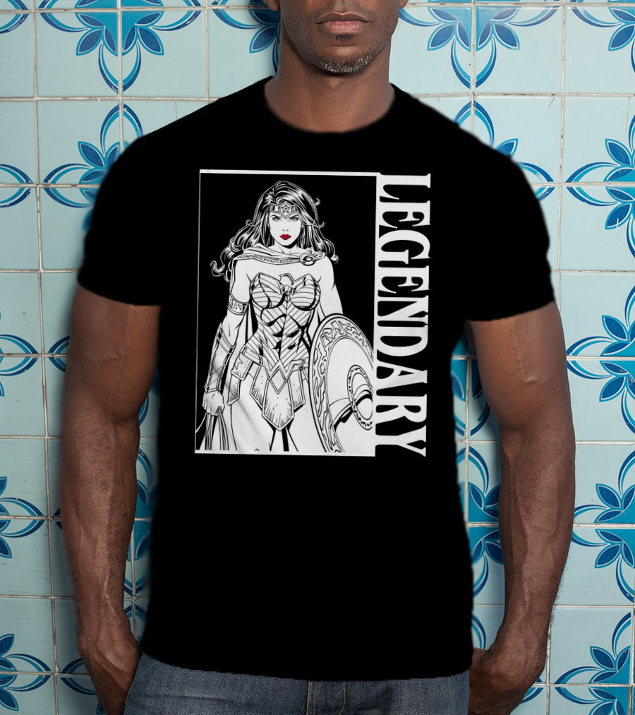 Wonder Woman Legendary Heroic Warrior T-Shirt