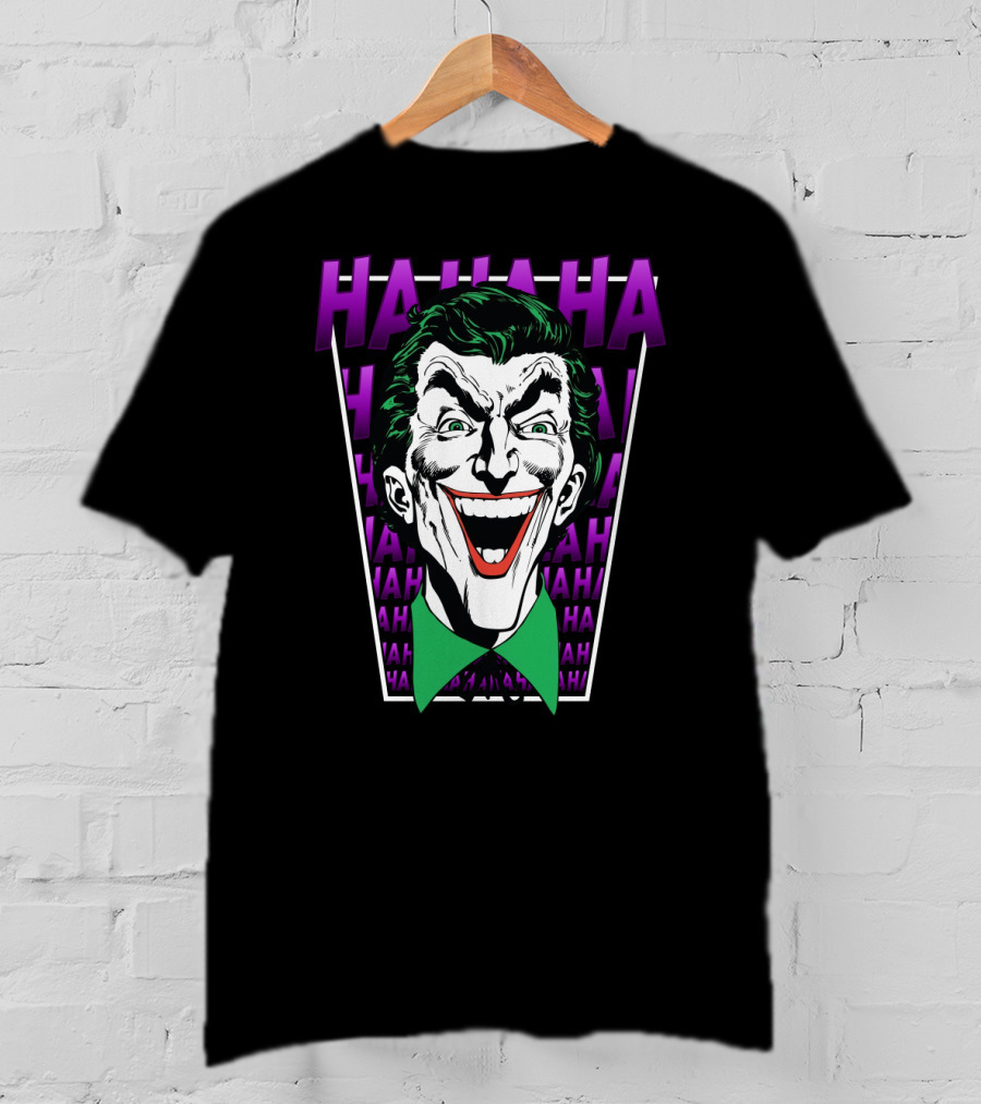 The Joker Hahaha Iconic Laugh T-Shirt