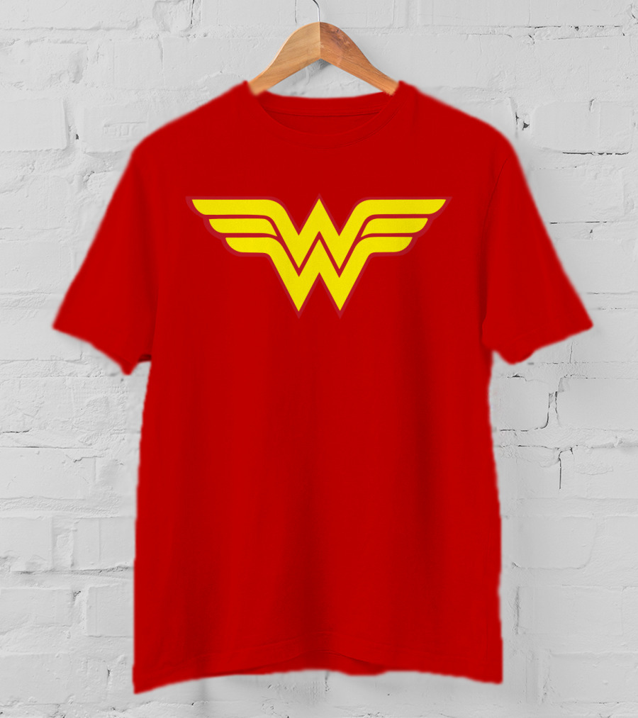Wonder Woman Classic Yellow Emblem T-Shirt