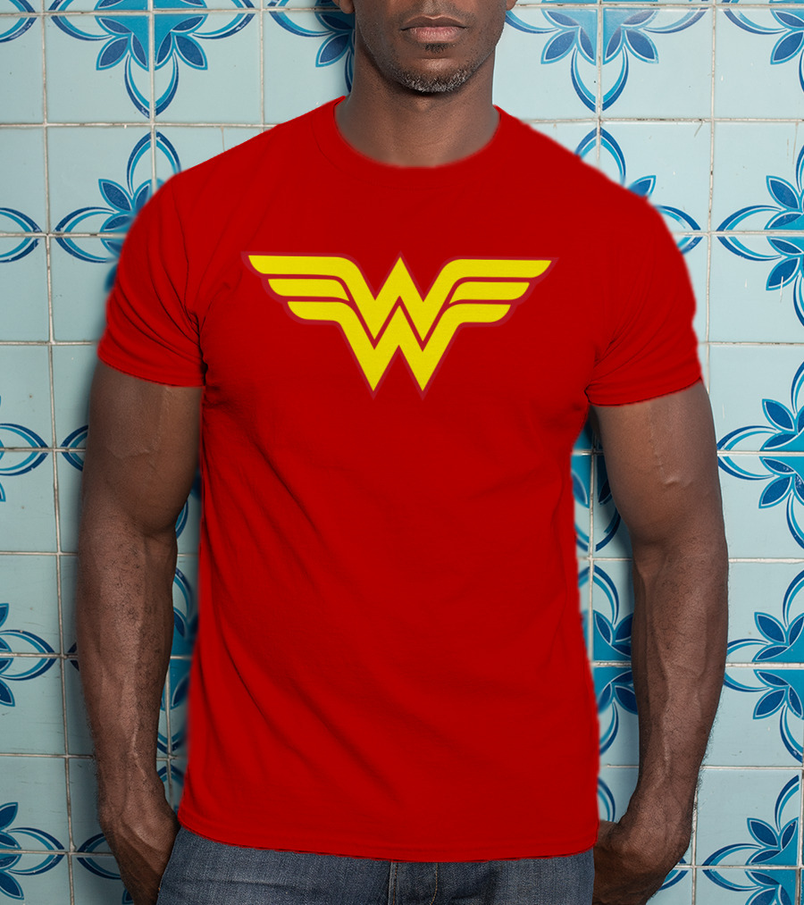 Wonder Woman Classic Yellow Emblem T-Shirt
