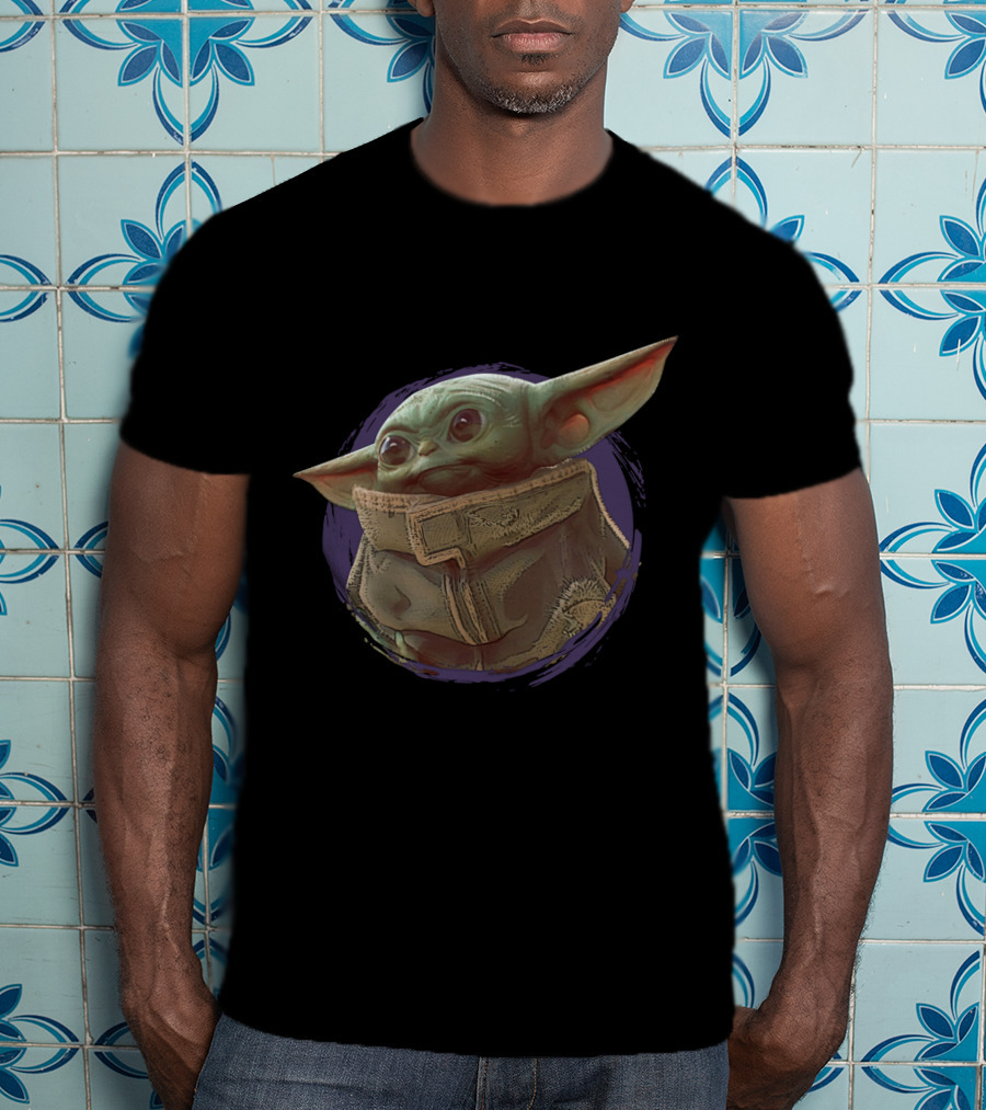 The Child Star Wars Mandalorian Circle Baby Yoda T-Shirt