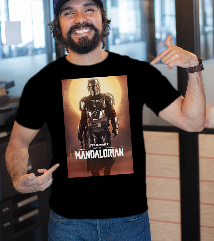 Star Wars The Mandalorian Bounty Hunter T-Shirt