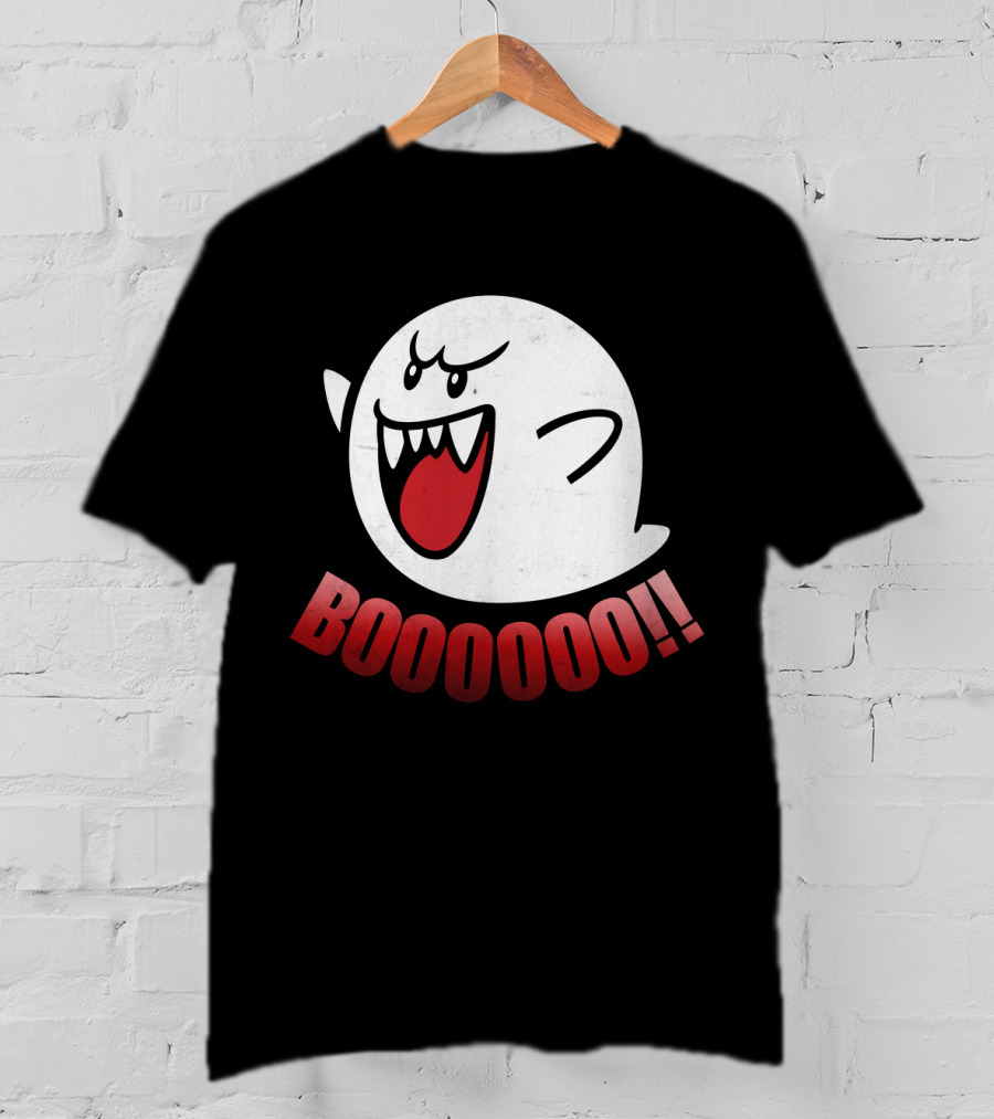 Super Mario Boo Ghost Booooo T-Shirt
