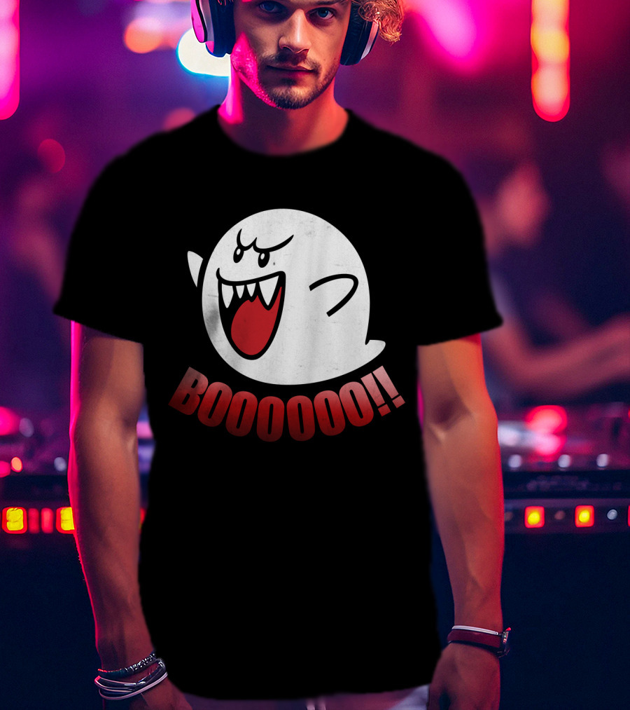 Super Mario Boo Ghost Booooo T-Shirt