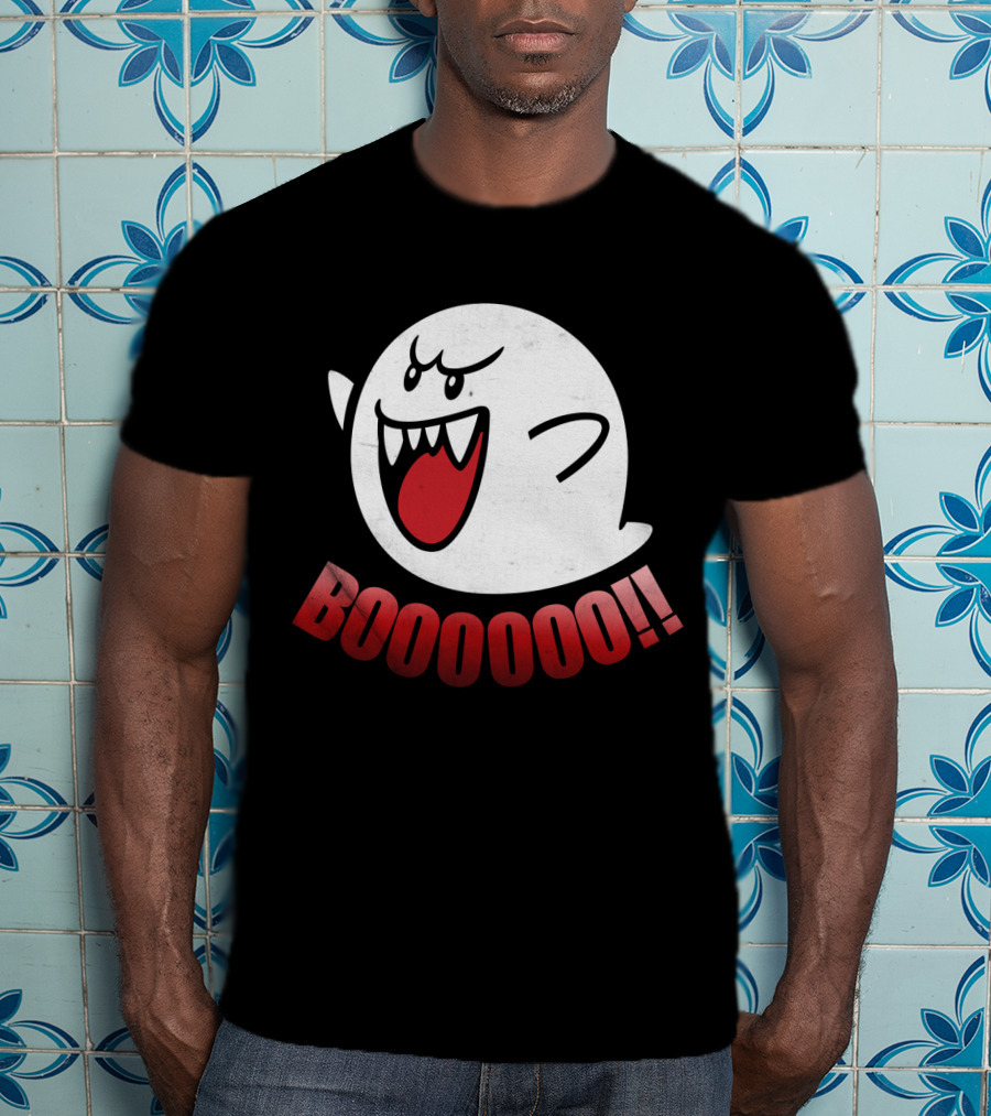 Super Mario Boo Ghost Booooo T-Shirt