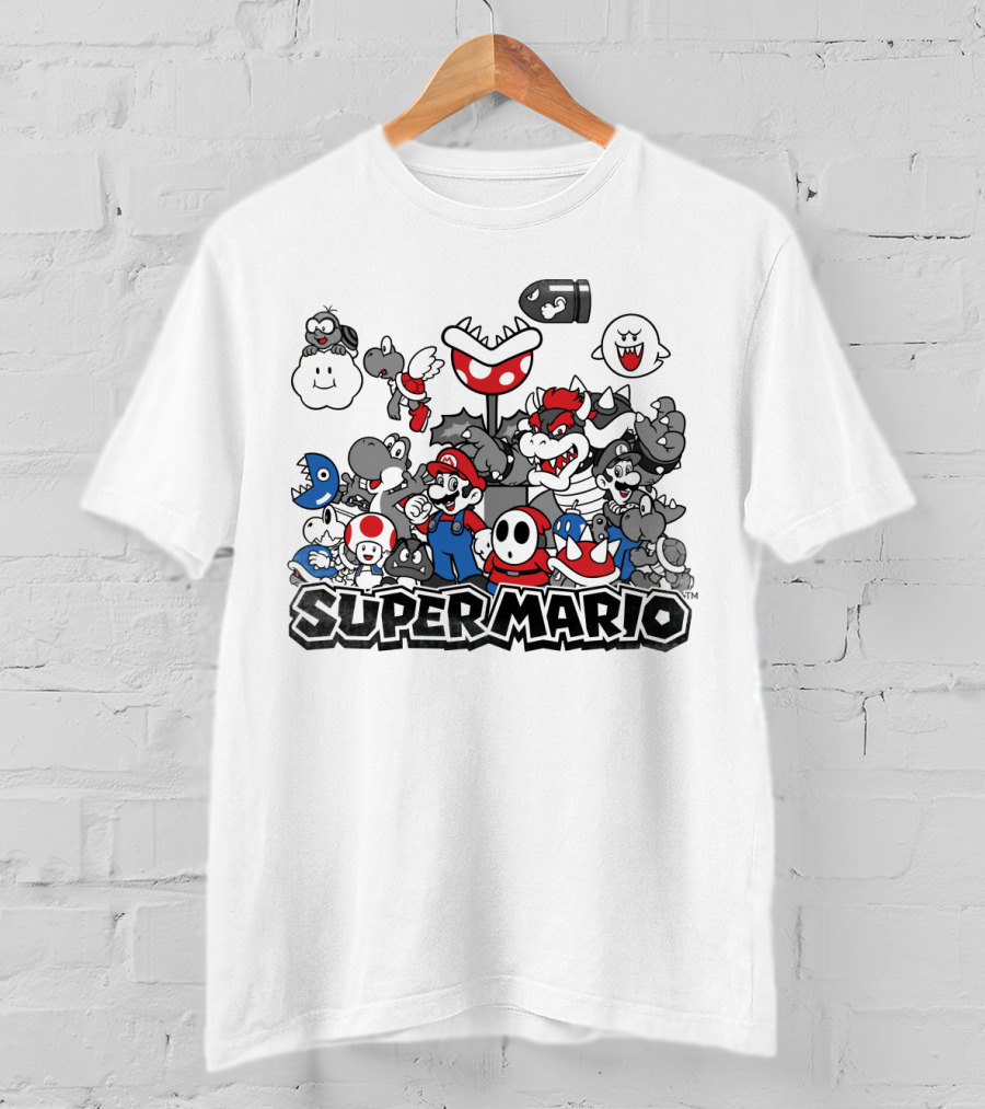 Super Mario Characters Compilation T-Shirt