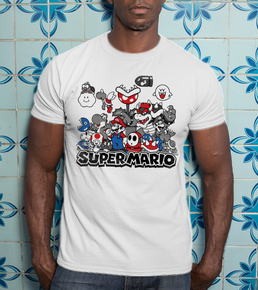 Super Mario Characters Compilation T-Shirt
