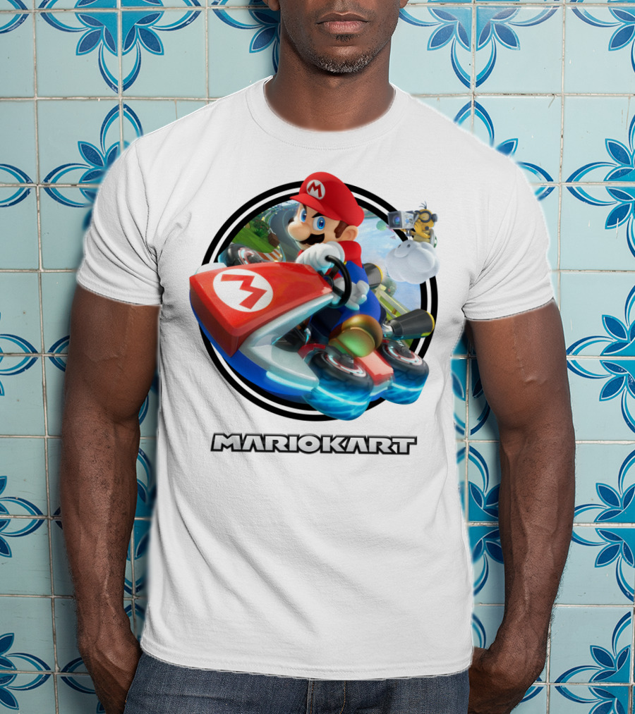Mario Kart Racing Adventure With Iconic Game Characters T-Shirt