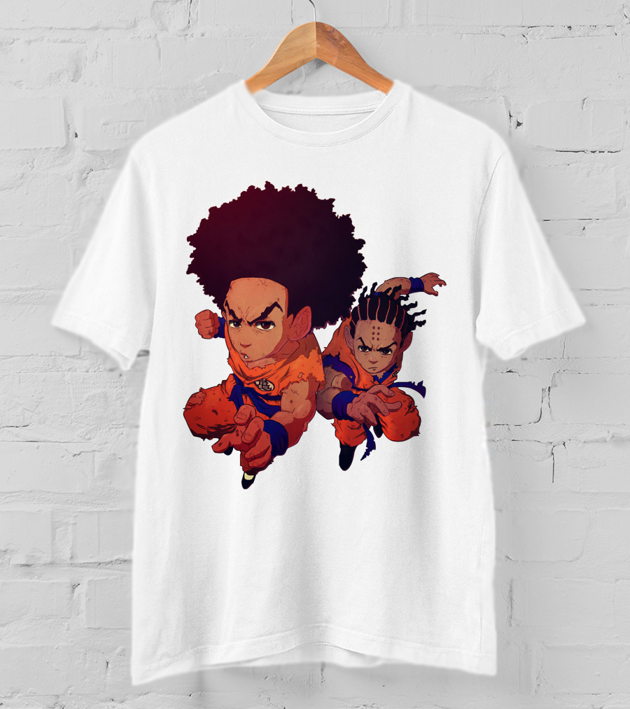 Dragonball Z Fusion Afro Style Characters T-Shirt
