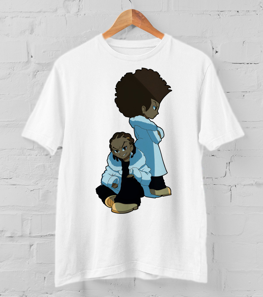 The Boondocks Huey And Riley Characters T-Shirt