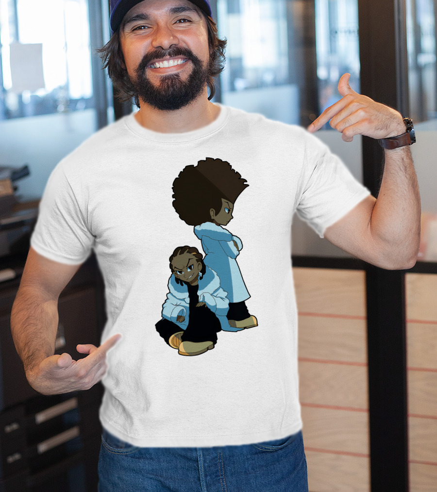 The Boondocks Huey And Riley Characters T-Shirt