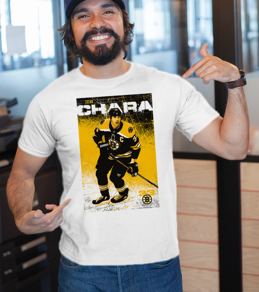 Zdeno Chara Boston Bruins 33 Hockey Captain T-Shirt