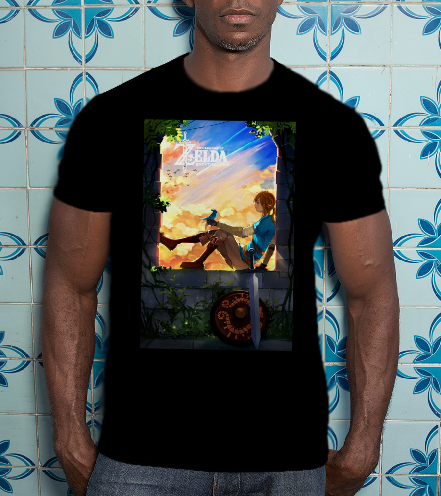 The Legend Of Zelda Breath Of The Wild Heroic Reflection T-Shirt