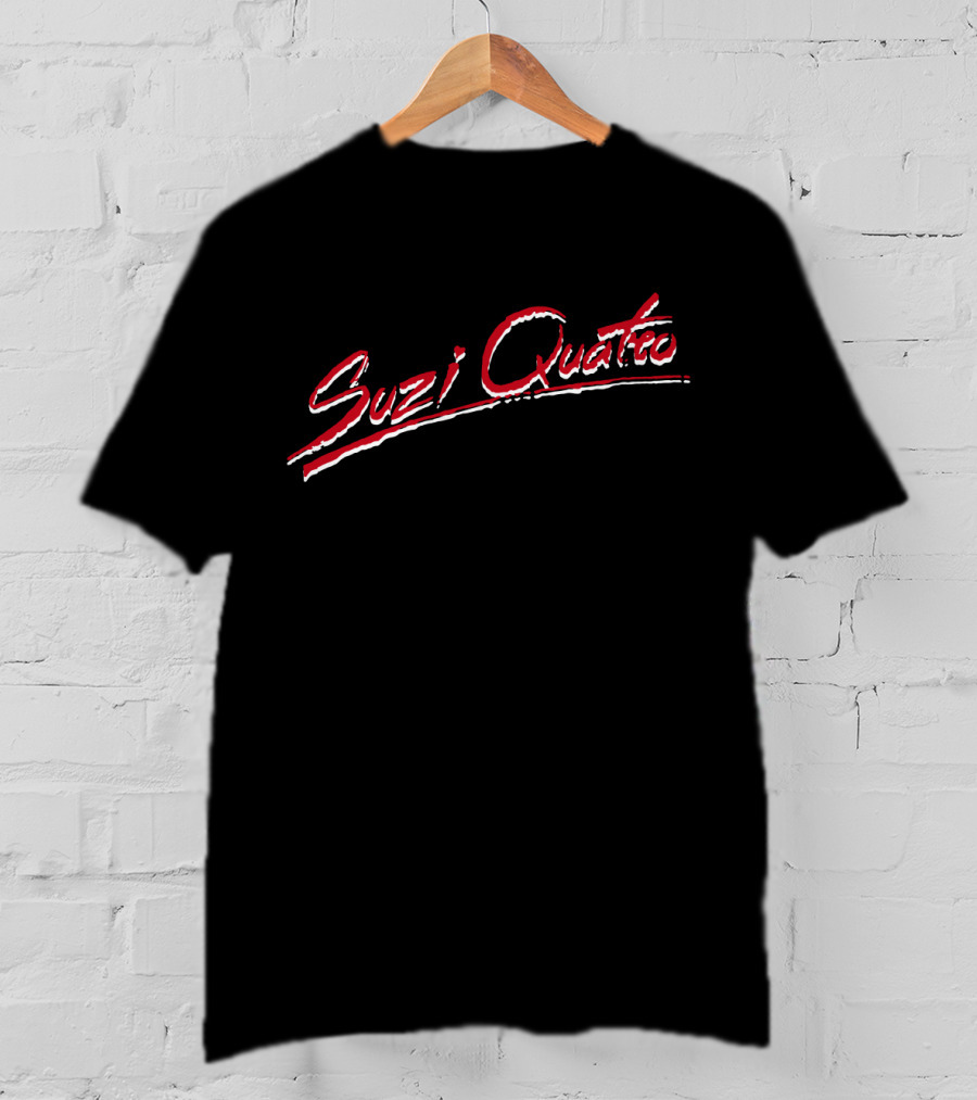 Suzi Quatro Red Script T-Shirt