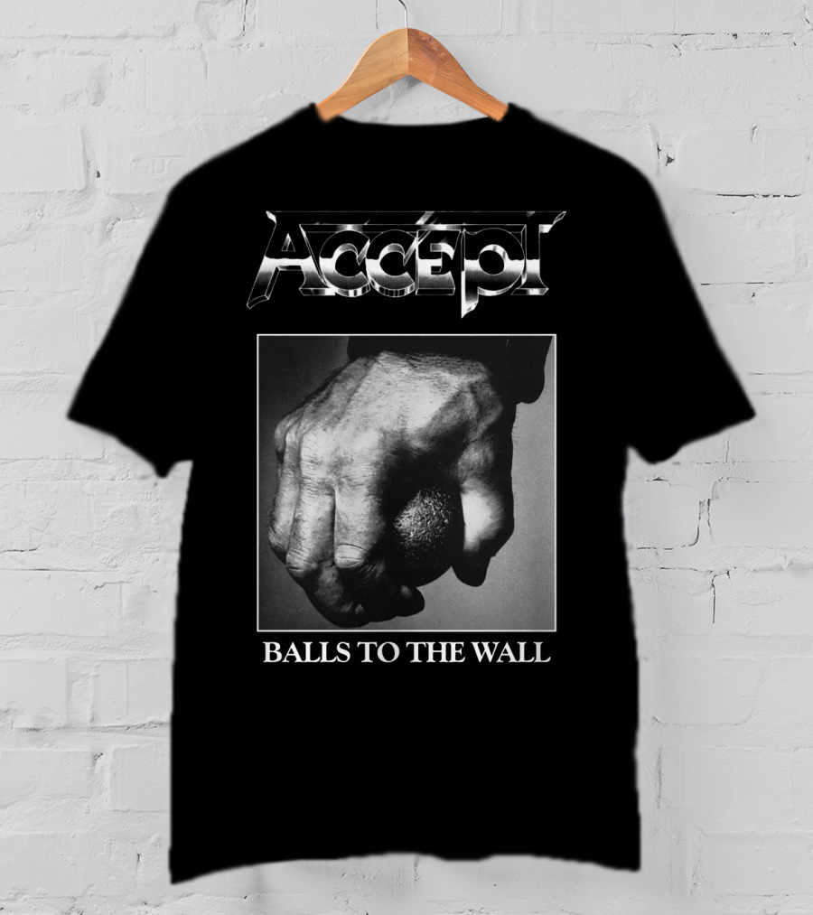 Accept Balls To The Wall Album Cover T-Shirt