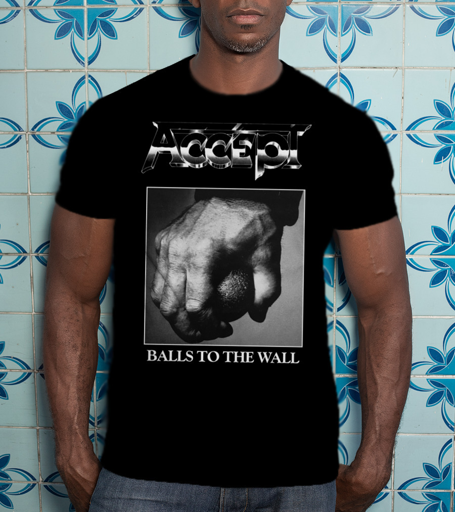 Accept Balls To The Wall Album Cover T-Shirt