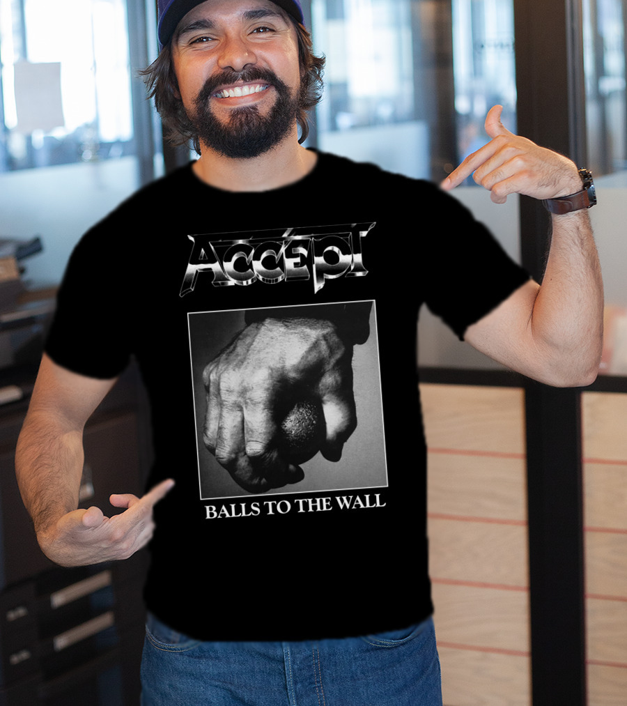 Accept Balls To The Wall Album Cover T-Shirt