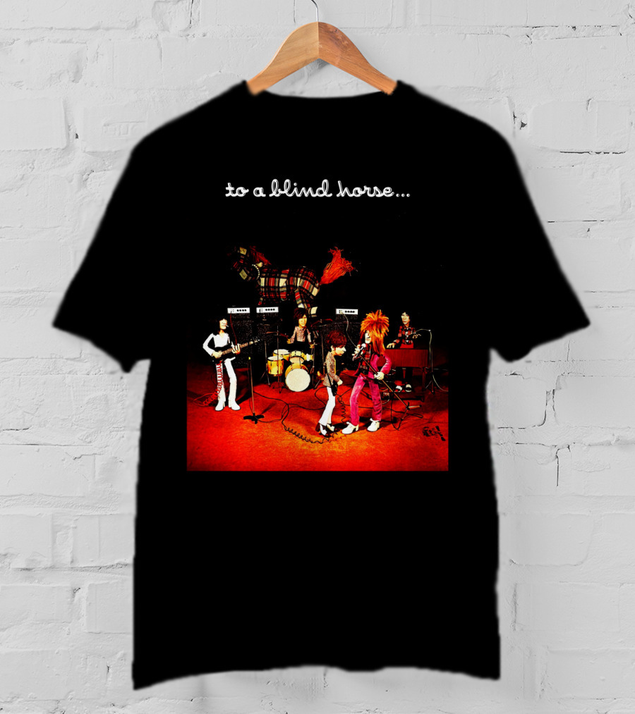 To A Blind Horse Band Performance Scene T-Shirt