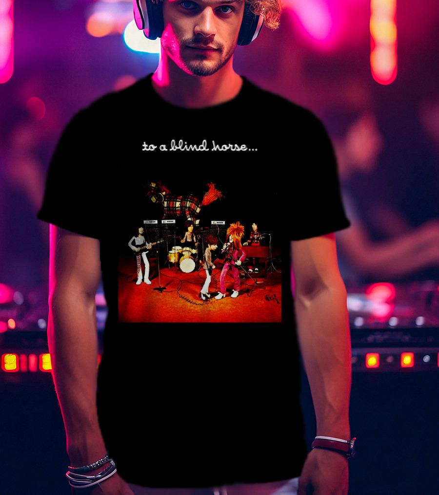 To A Blind Horse Band Performance Scene T-Shirt