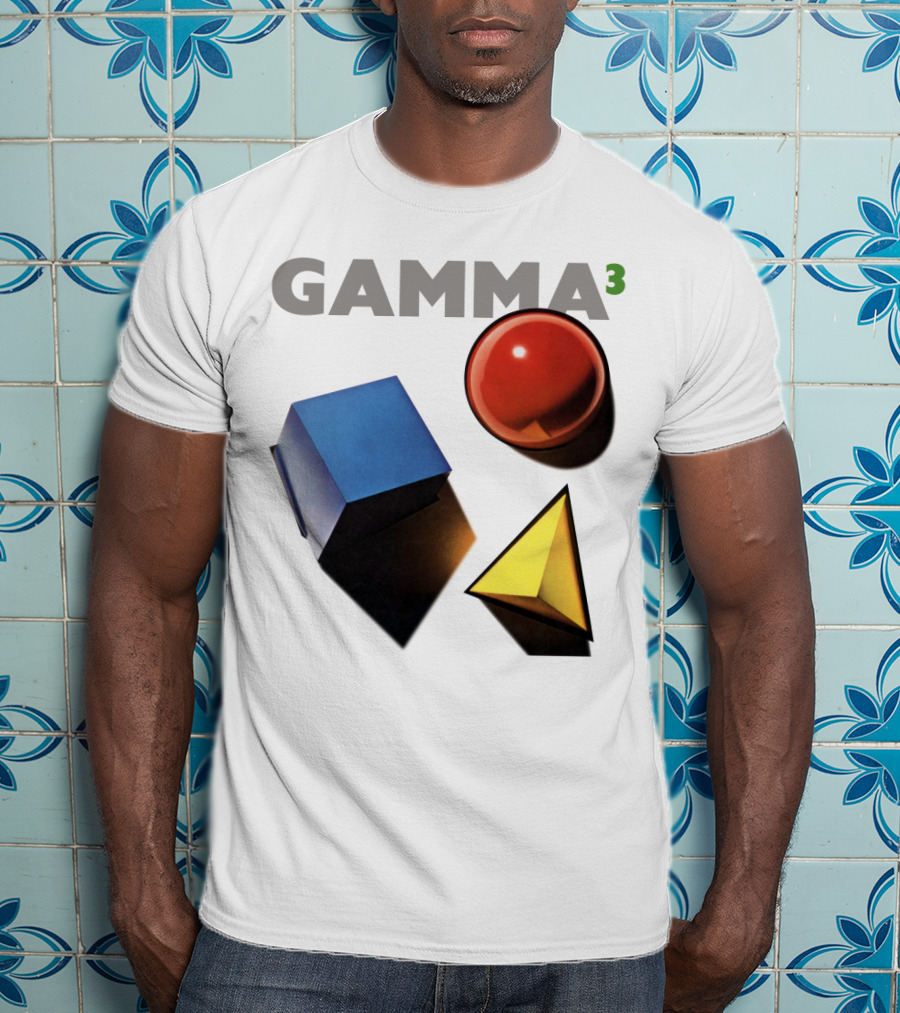 GAMMA 3 Geometric Shapes Cube Sphere Pyramid T-Shirt