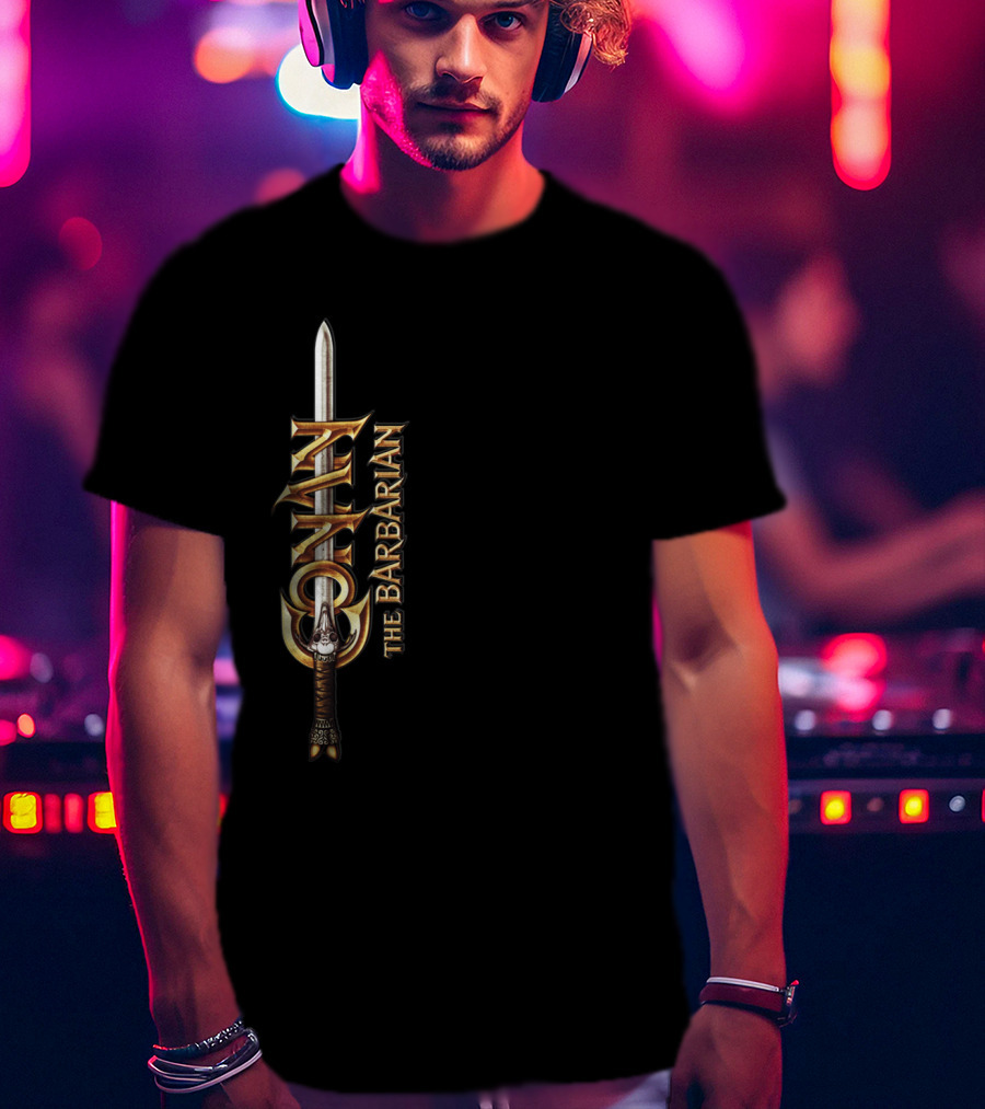 Conan The Barbarian Sword Logo CB 036 T-Shirt