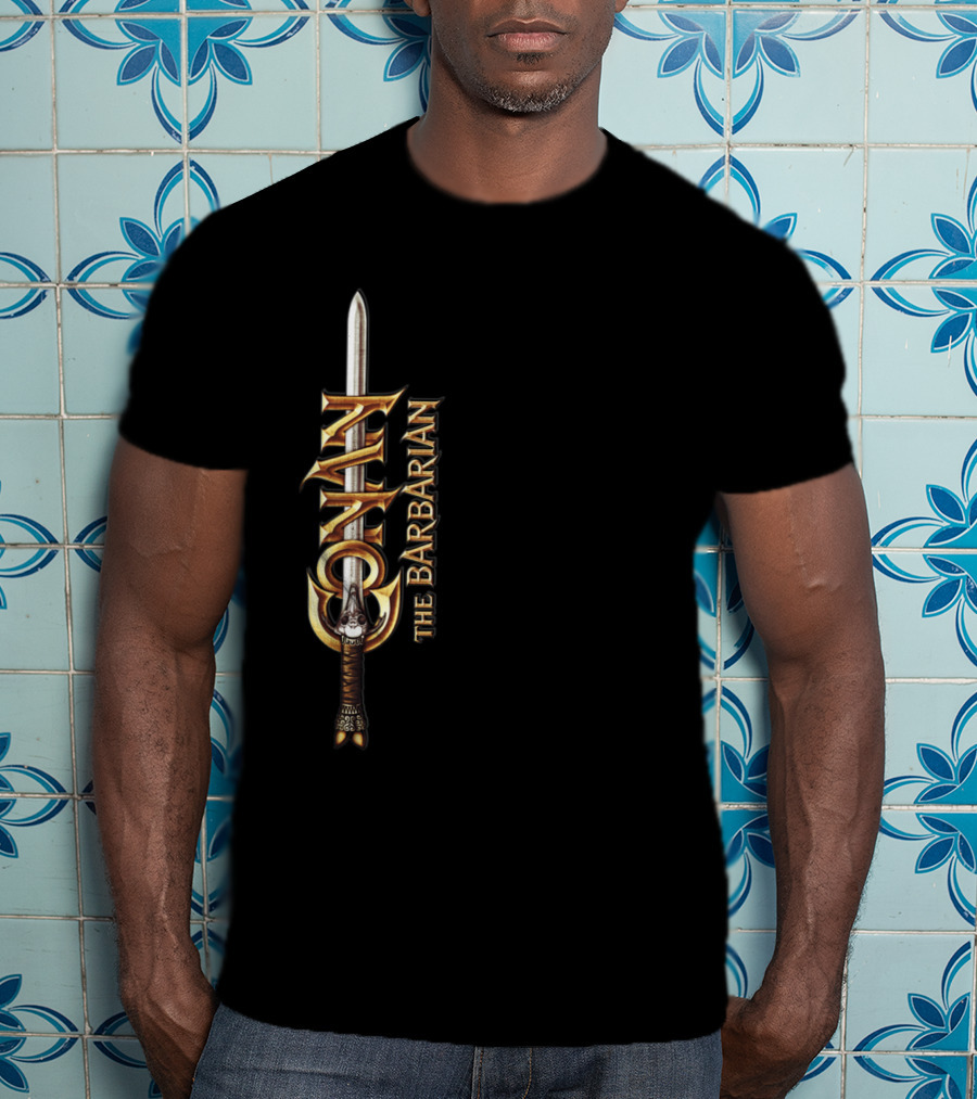 Conan The Barbarian Sword Logo CB 036 T-Shirt