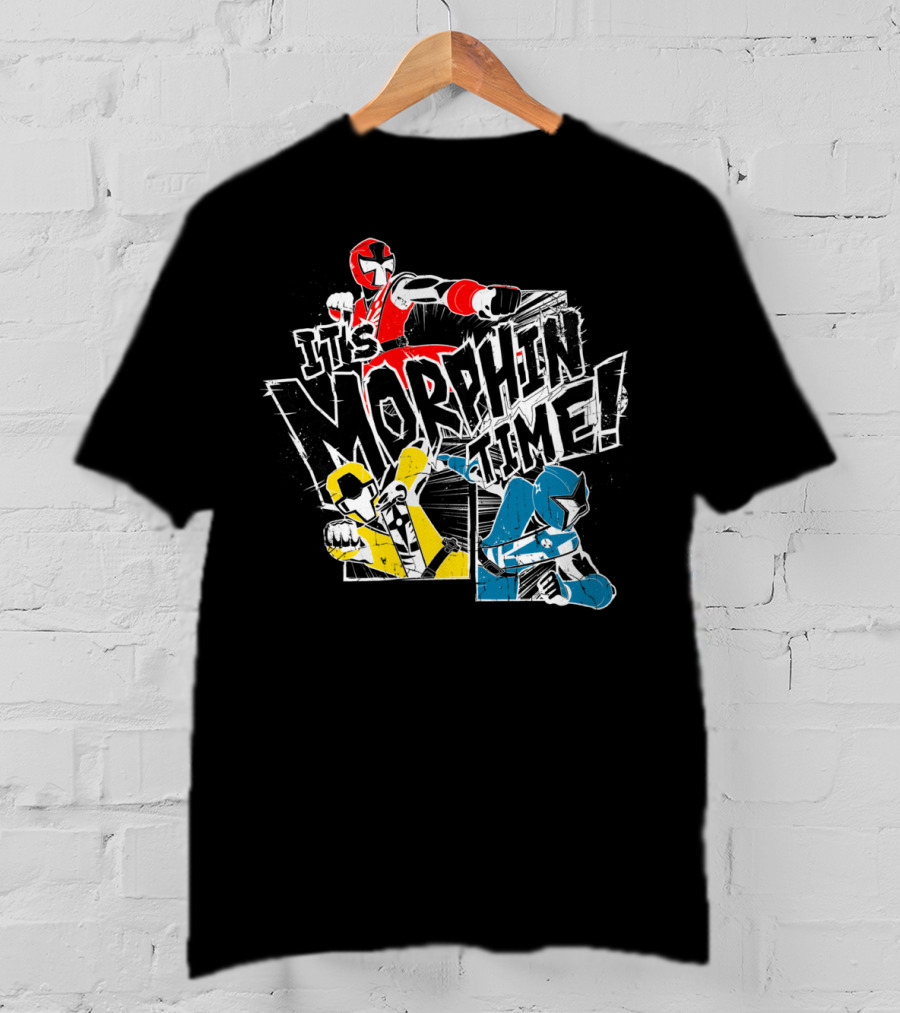 It's Morphin Time Power Rangers T-Shirt