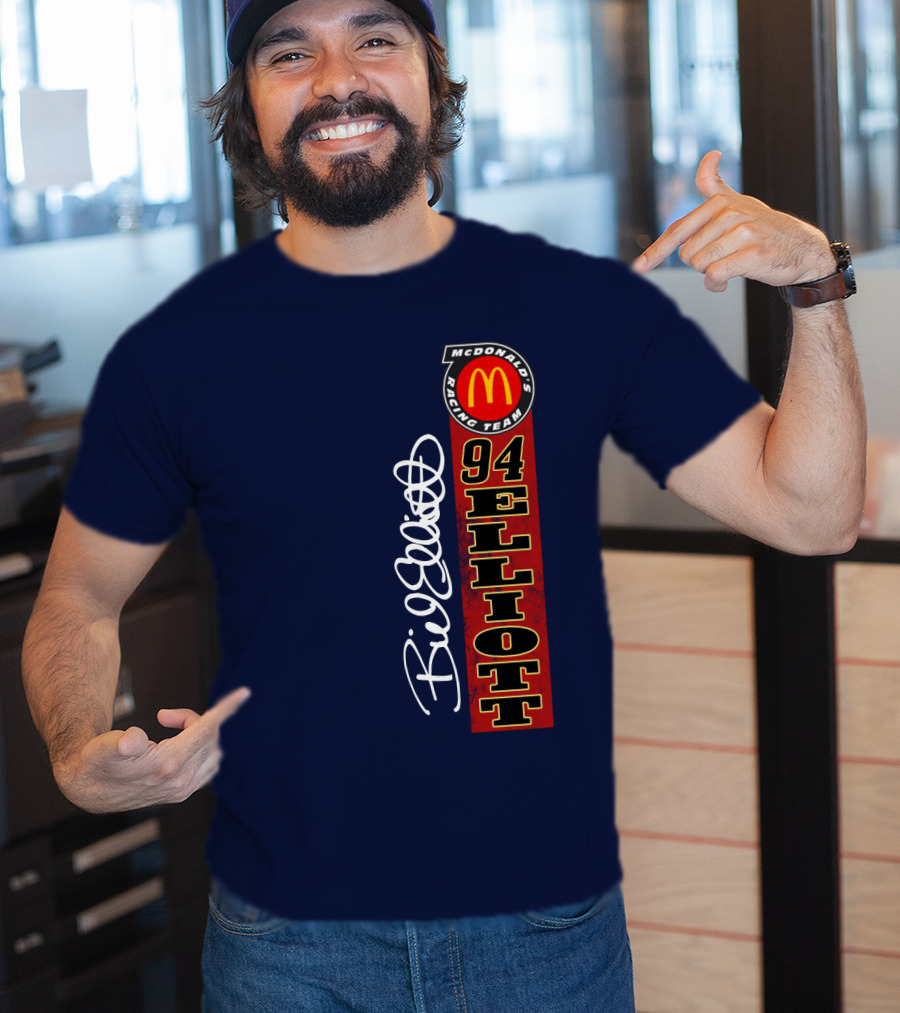 McDonald's Racing Team 94 Bill Elliott Signature T-Shirt