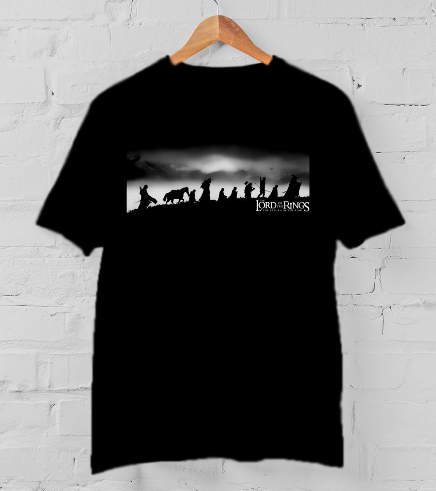 The Lord Of The Rings The Fellowship Silhouette Scene T-Shirt